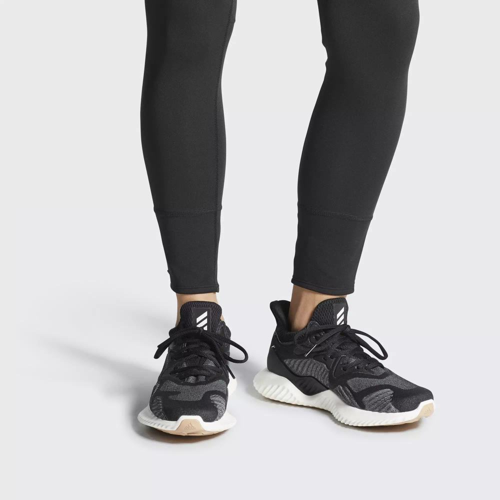Adidas Alphabounce Beyond Tenis Para Correr Negros Para Mujer (MX-34408)